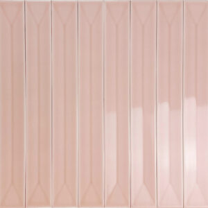 wandtegel langwerpig vitral roze decor axis 5x40