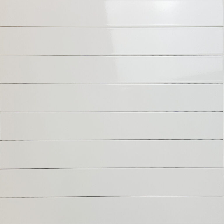 wandtegel langwerpig vitral wit 5x40