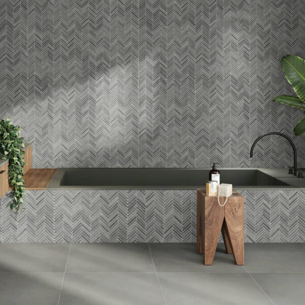 mozaiek arrows zwart 24x29 (minimale afname 11 stuks)