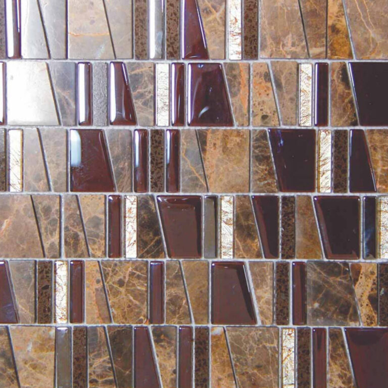 mozaiek asi imperial bruin 30x30 (minimale afname 11 stuks)