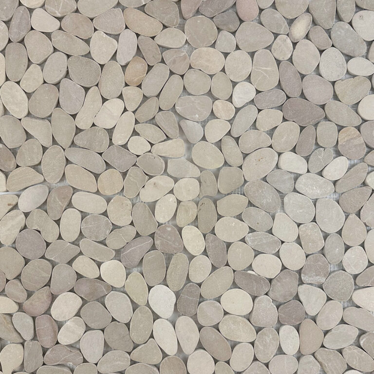 mozaiek batu kiezel plat beige 30x30