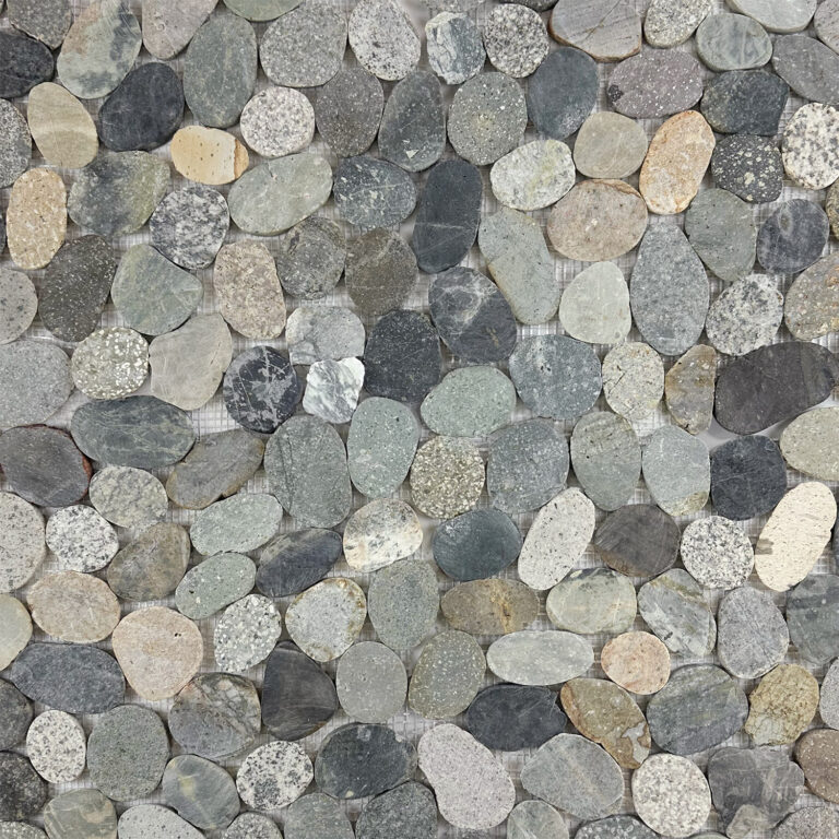 mozaiek borneo kiezel grijs 30x30