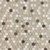 mozaiek hexagono beige nacar 30.2x30.5 (minimale afname 11 stuks)