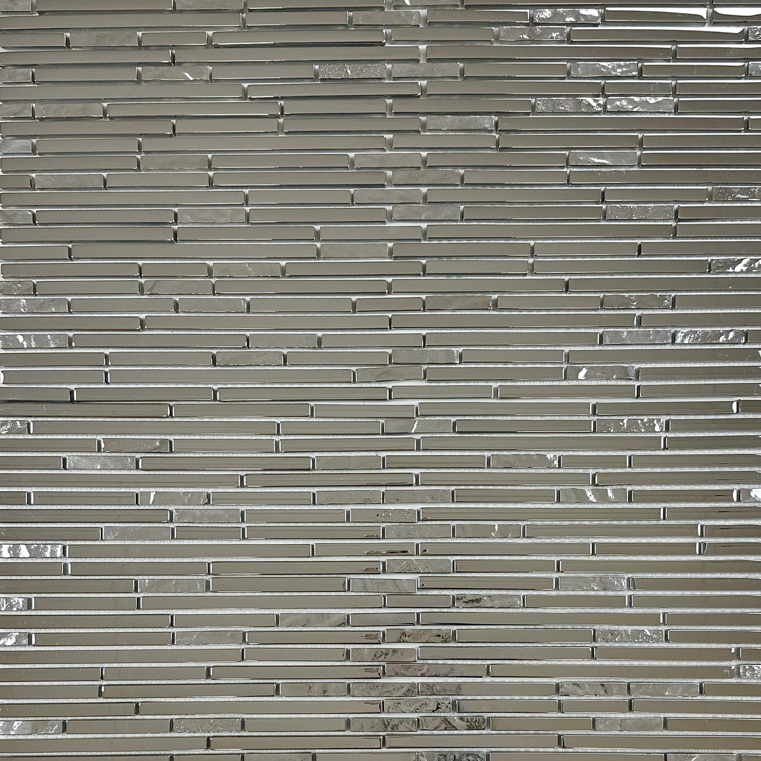 mozaïek luvia inox zilver 30x30 (minimale afname 11 stuks)