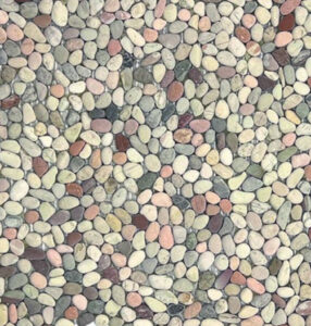Mozaiek Mini pebbles kiezel mix 30×30
