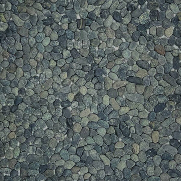 mozaiek mini pebbles kiezel zwart 30x30