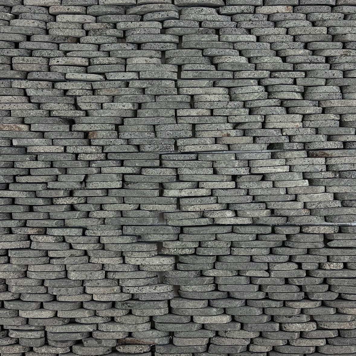 mozaiek batik kiezel zwart / antraciet 10x30