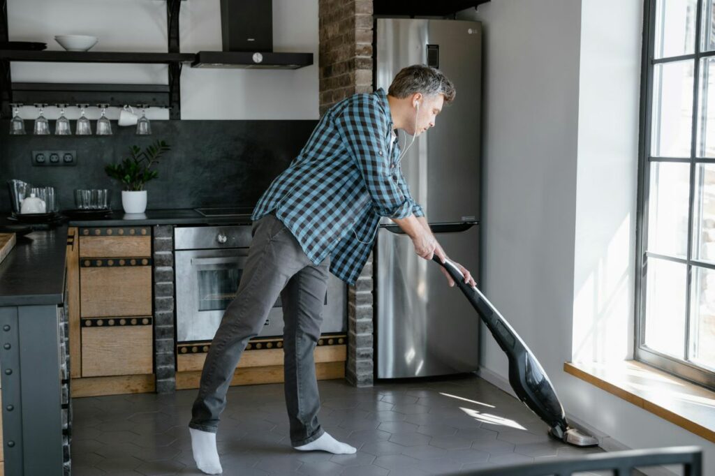 schoonmaken tegelvloer