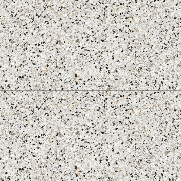 vloertegel / wandtegel nadinne terrazzo naturel grijs 60x120 gerectificeerd