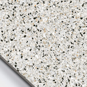 vloertegel / wandtegel nadinne terrazzo naturel grijs 60x120 gerectificeerd