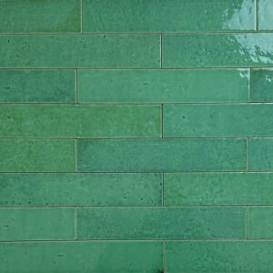 Wandtegel Menorca roest bruin glans vintage craquele 6.5×32.8