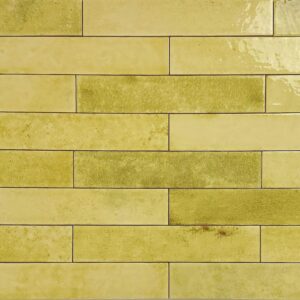 Wandtegel Menorca roest bruin glans vintage craquele 6.5×32.8