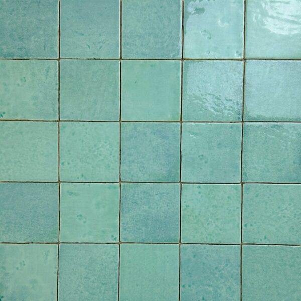 wandtegel menorca turquoise vintage craquele 10x10