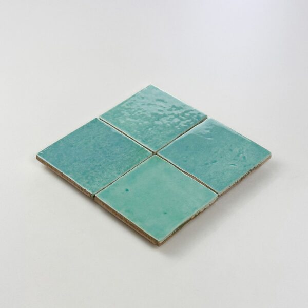 wandtegel menorca turquoise vintage craquele 10x10