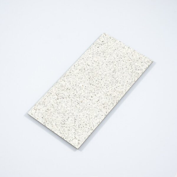 vloertegel / wandtegel nadinne terrazzo wit 60x120 gerectificeerd