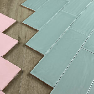 wandtegel aria oud groen grijs mat 10x30