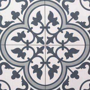 vloertegel / wandtegel chartwell blauw vintage 45x45 4 in 1