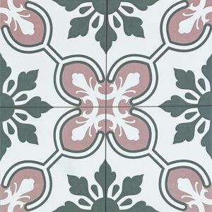 vloertegel / wandtegel lys roze vintage 45x45 4 in 1