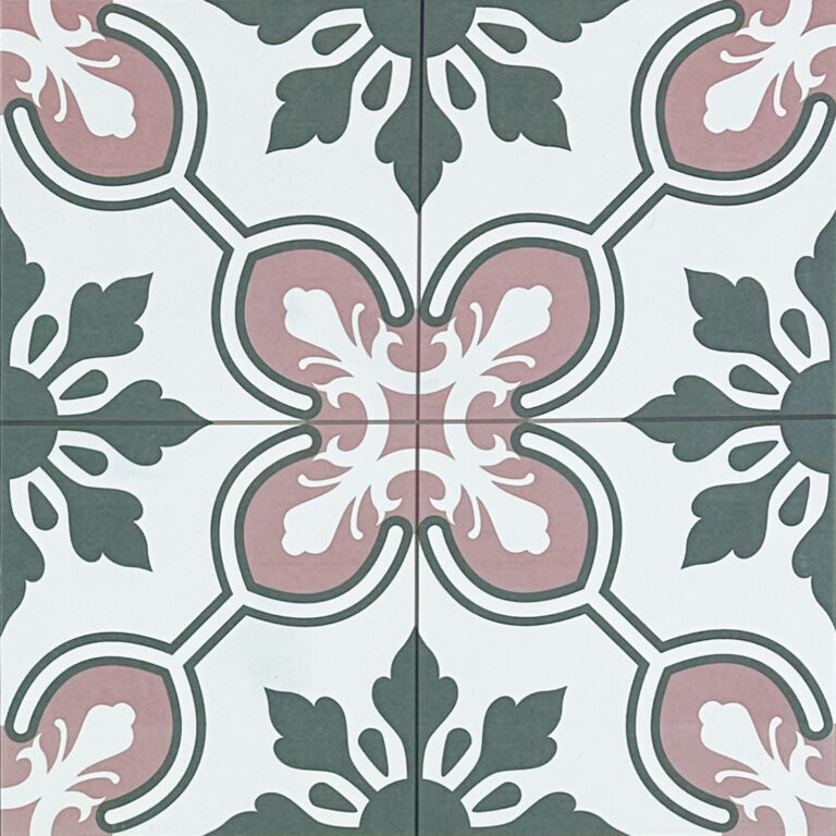 vloertegel / wandtegel lys roze vintage 45x45 4 in 1