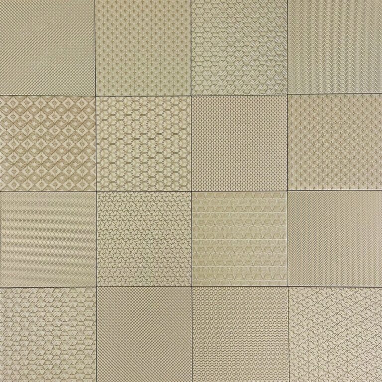 wandtegel jewel decor beige semi glans 15x15 op=op