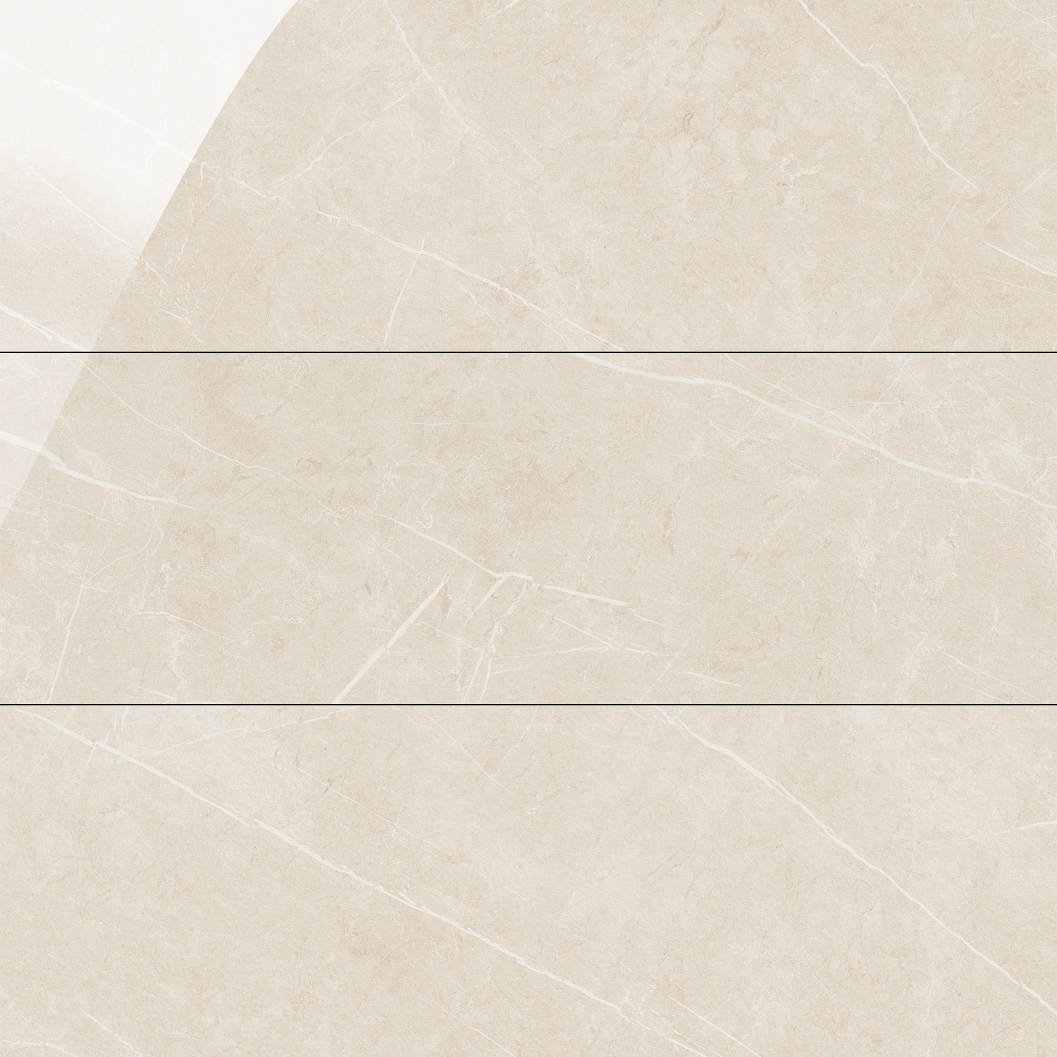 wandtegel eternity creme glans 33.3x100 gerectificeerd