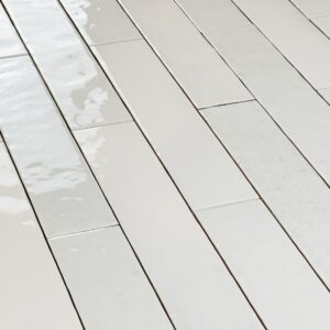 wandtegel menorca wit glans vintage craquele 6.5x32.8