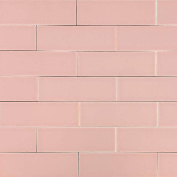 wandtegel nara licht roze mat 8x25