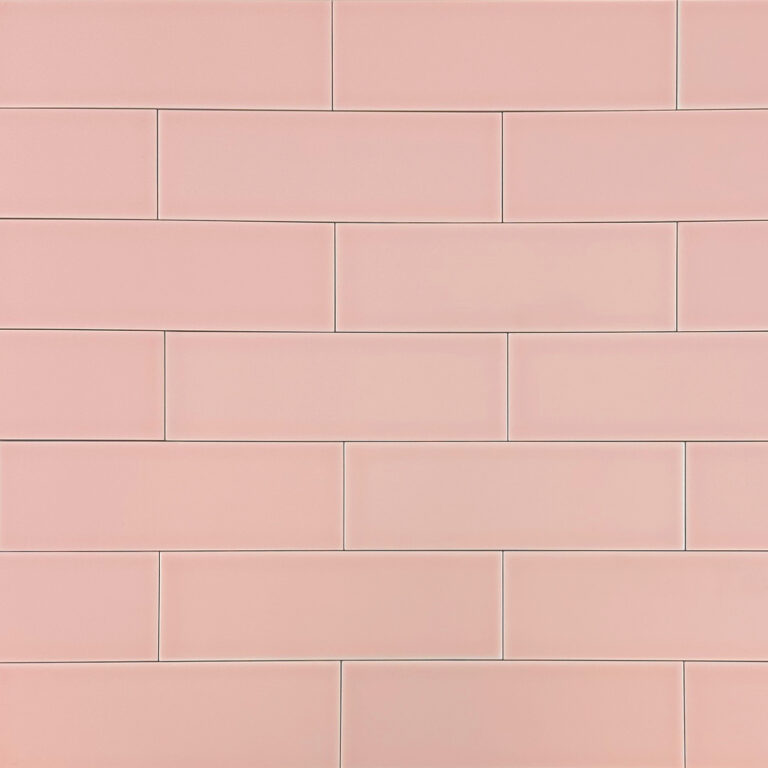 wandtegel nara licht roze mat 8x25