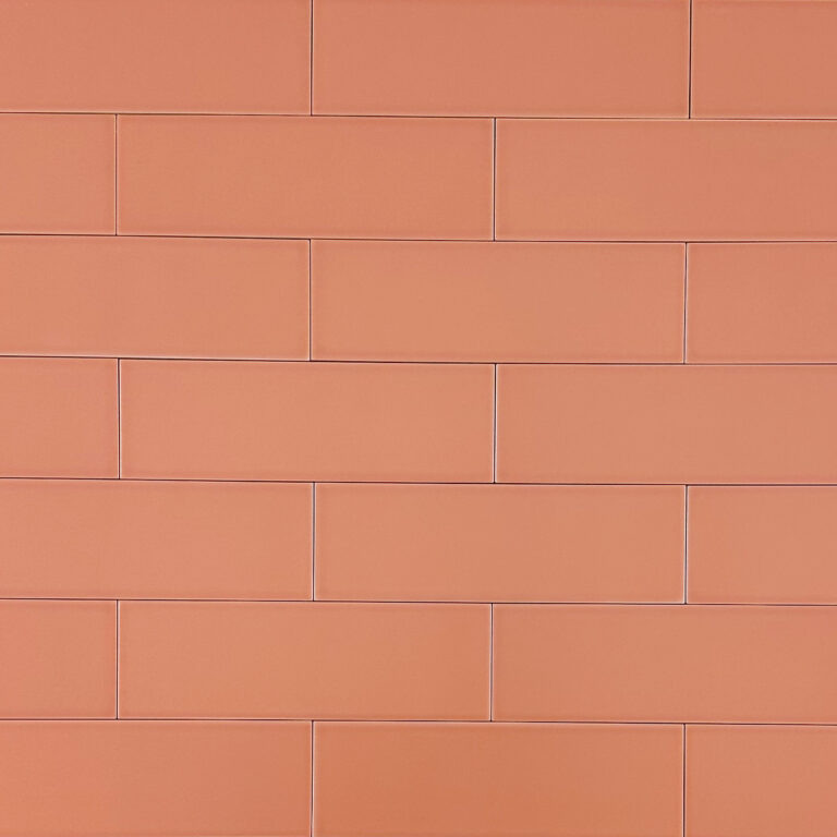 wandtegel nara oranje mat 8x25