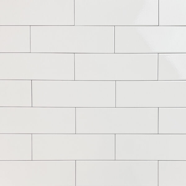 wandtegel solo wit ecru glans 8x25 craquele