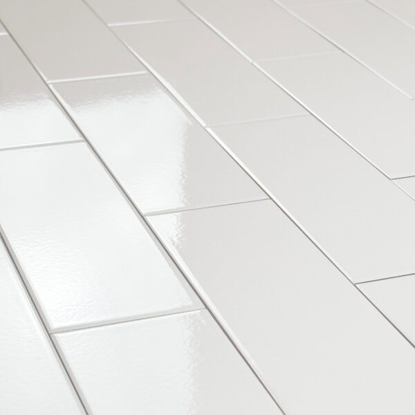 wandtegel solo wit ecru glans 8x25 craquele