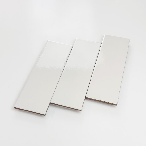 wandtegel solo wit ecru glans 8x25 craquele