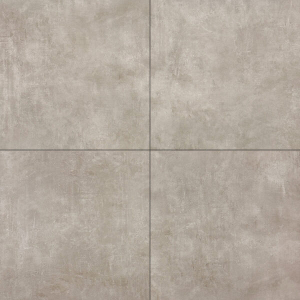 vloertegel betonlook warm grijs 80x80 gerectificeerd tegelknaller