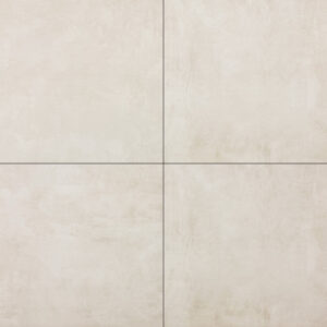 Vloertegel / wandtegel betonlook wit 80×80 gerectificeerd tegelknaller
