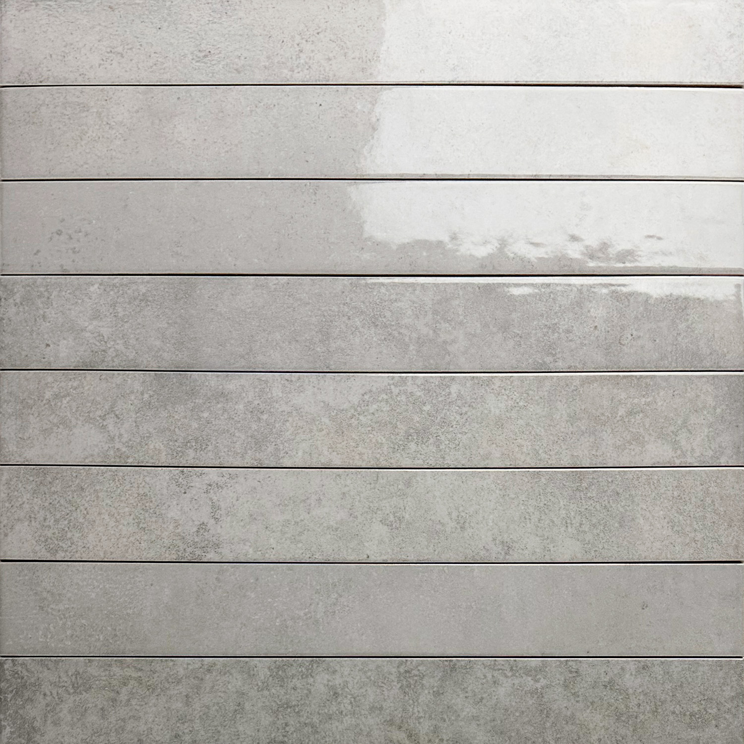 wandtegel verticale handvorm dim grijs 5x40