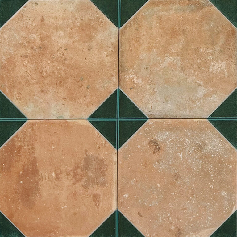 vintage vloertegel / wandtegel fs nonna sage decor 45.2x45.2cm 4 in 1 r11