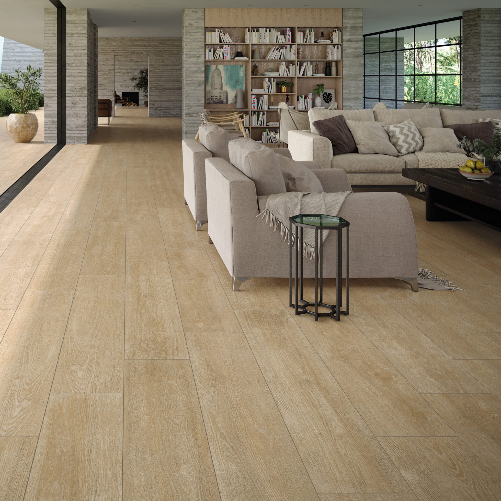 Keramisch parket - Houtlook tegel Larix roble 30x150 gerectificeerd ...