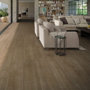 houtlook tegel larix wengue 30x150 gerectificeerd r10