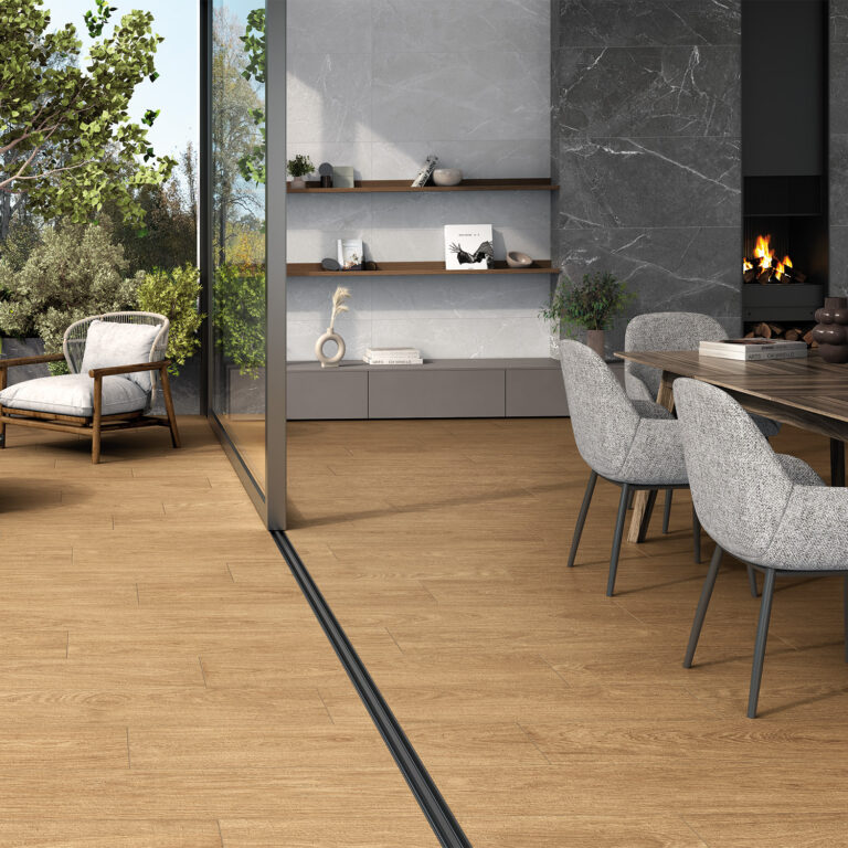 houtlook tegel lionel miel 23x120 gerectificeerd