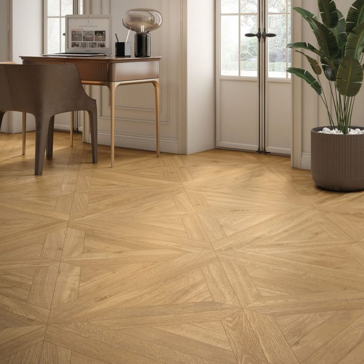 houtlook tegel versalles honey 100x100 gerectificeerd