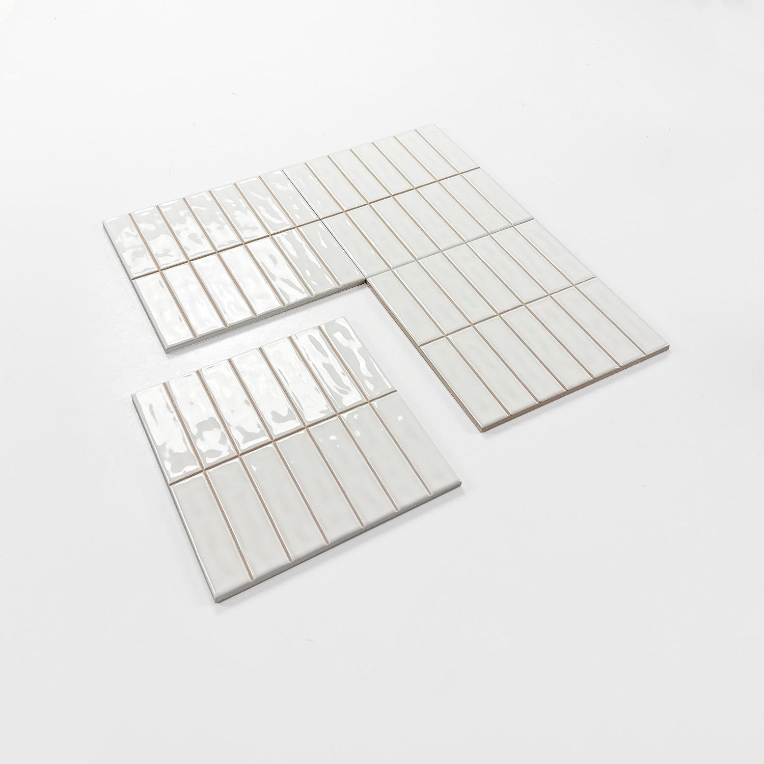 wandtegel kitkat sticks wit 2,5x20 cm