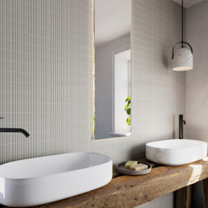 wandtegel tokyo ribbel iron grijs 5x30 cm