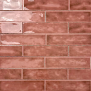 wandtegel handvormlook fez burdeos 7,5x30 cm