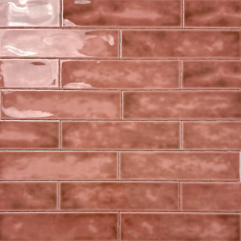 wandtegel handvormlook fez burdeos 7,5x30 cm