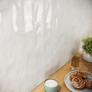 wandtegel handvormlook fez wit 7,5x30 cm