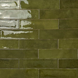 wandtegel handvormlook nairobi moss 7,5x30 cm