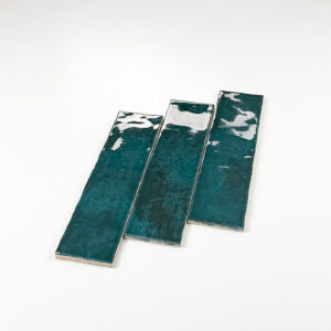 wandtegel handvormlook nobi blauw 7,5x30 cm