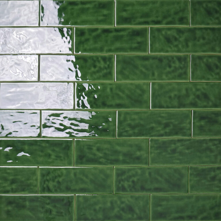 wandtegel handvormlook venice victorian groen 7,5x20 cm