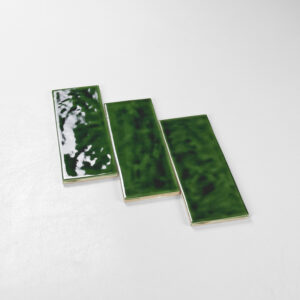 wandtegel handvormlook venice victorian groen 7,5x20 cm