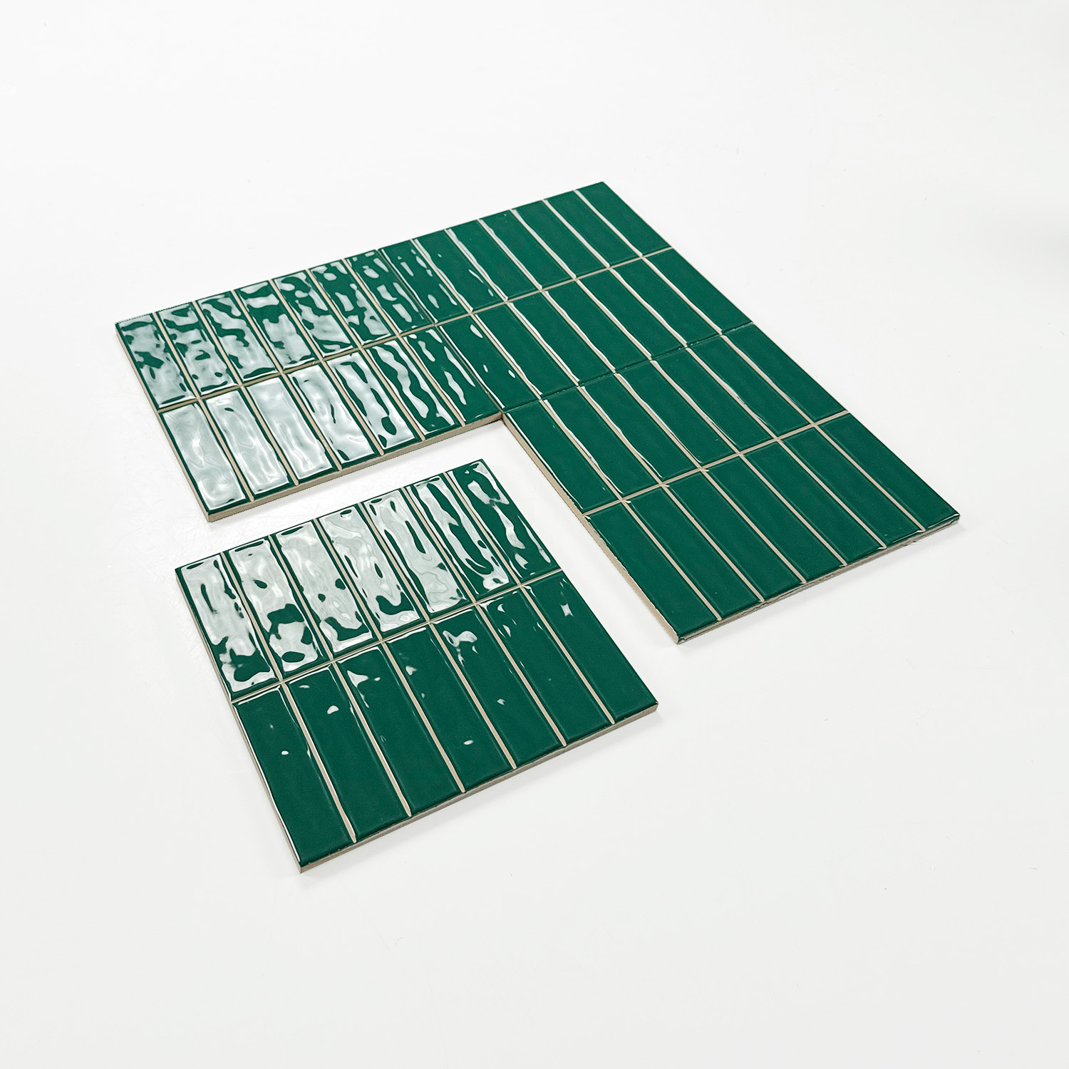 wandtegel kitkat sticks emerald 2,5x20 cm